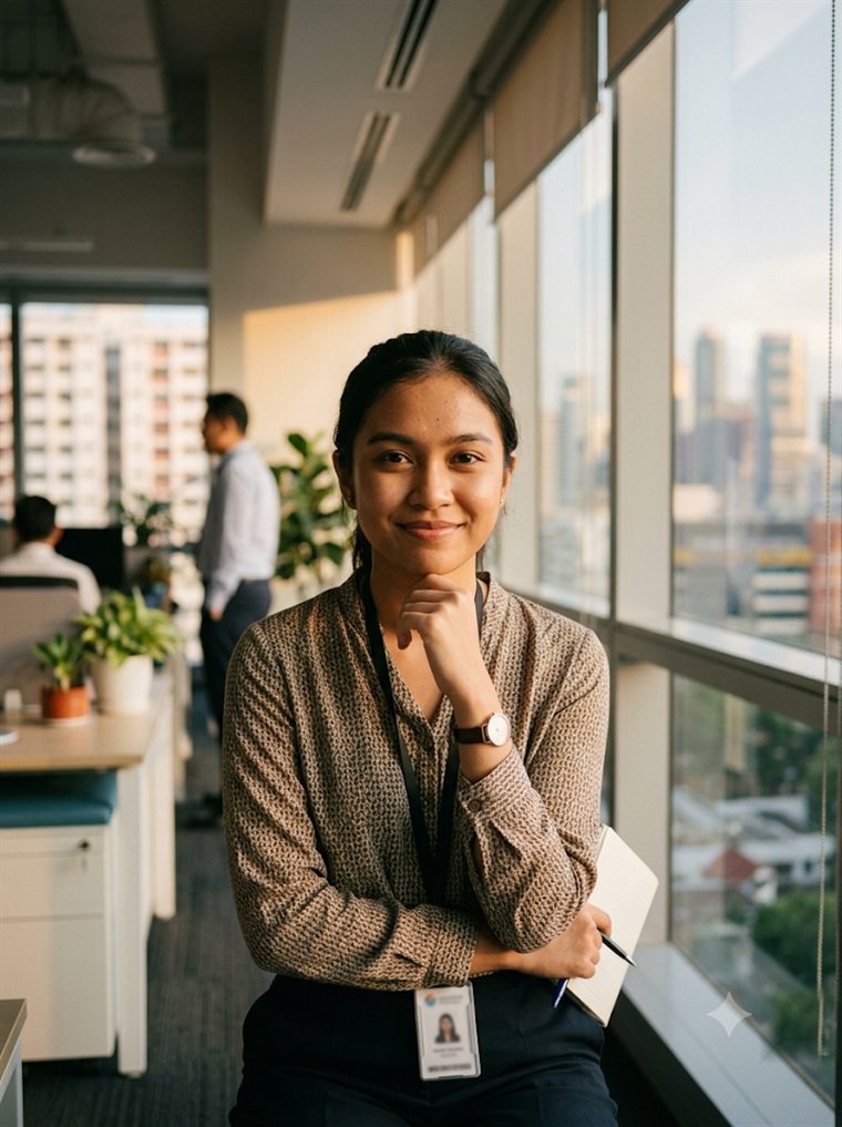 A young professional starting out